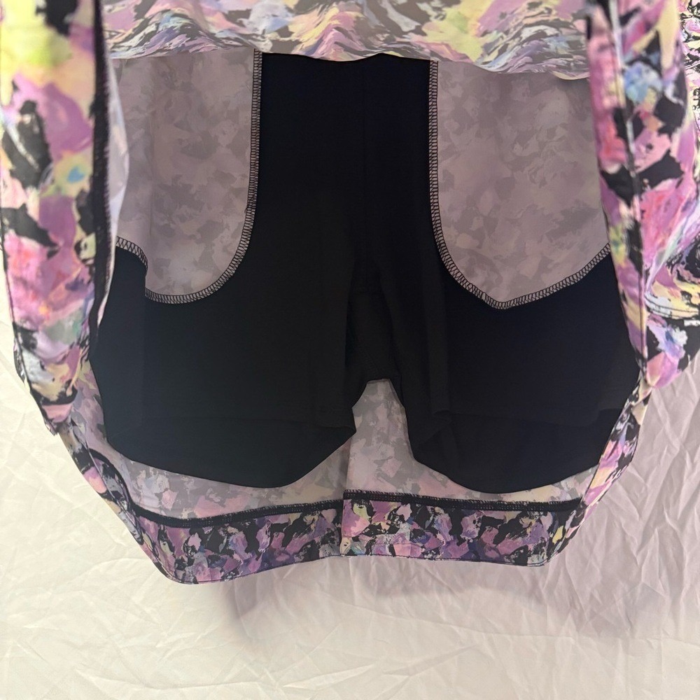 RBX Live Life Active Women Stretch Woven Skort Purple Floral Large 17 Inch NEW - Picture 3 of 5